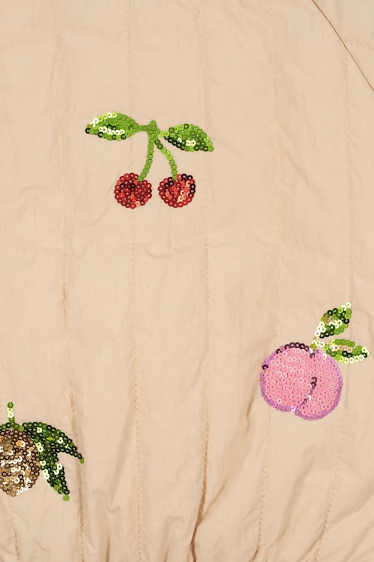 Куртка Konges Sløjd JUNO SEQUIN BOMBER JACKET бежевый KS103490.9BYA