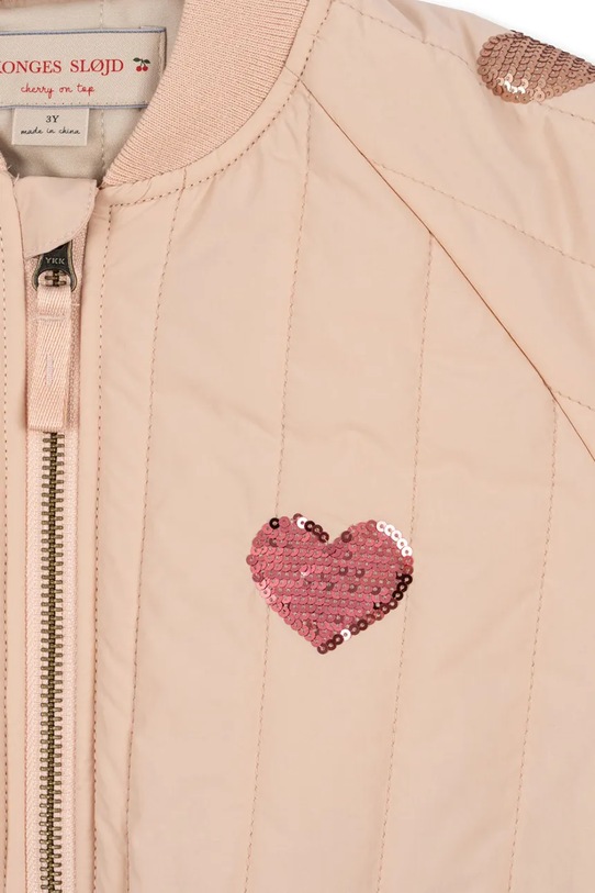 Konges Sløjd geacă JUNO SEQUIN BOMBER JACKET roz KS103490.9BYA