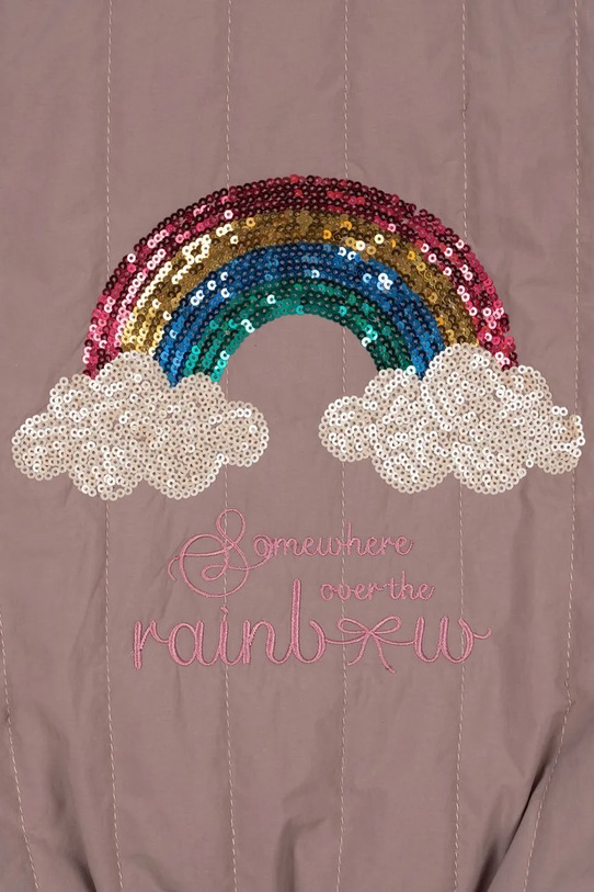 Konges Sløjd kurtka JUNO SEQUIN BOMBER JACKET różowy KS103490.9BYA