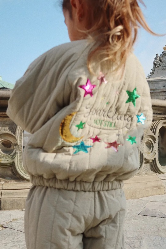 Konges Sløjd kurtka JUNO SEQUIN BOMBER JACKET KS103490.9BYA
