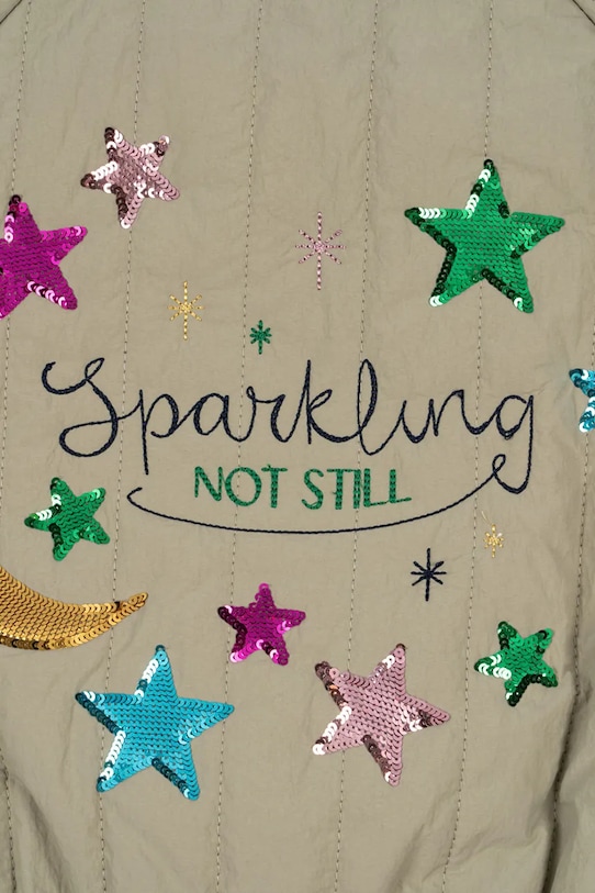 Куртка Konges Sløjd JUNO SEQUIN BOMBER JACKET зелёный KS103490.9BYA