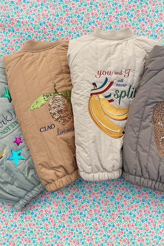 Konges Sløjd kurtka JUNO SEQUIN BOMBER JACKET KS103490.9BYA