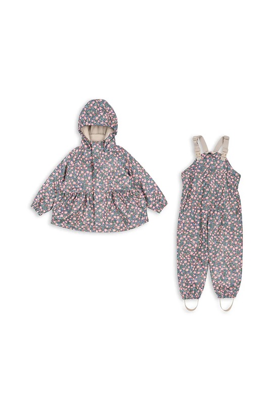 Konges Sløjd kurtka RAINY PALME SET GIRL pozostałe multicolor KS103531.9BYA