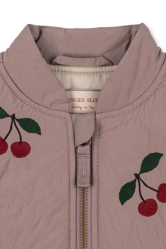 Παιδικό μπουφάν bomber Konges Sløjd JUNA BOMBER JACKET ροζ KS103483.9BYA