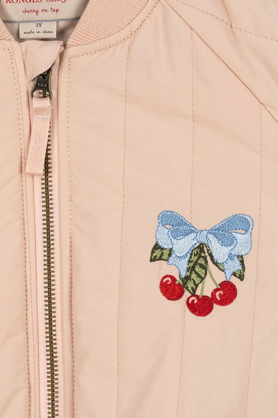 Παιδικό μπουφάν bomber Konges Sløjd JUNO BOMBER JACKET KS103484.G.9BYA μπεζ