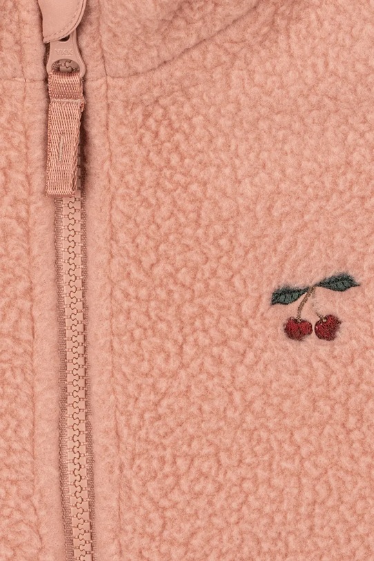 Παιδικό μπουφάν Konges Sløjd THERMY FLEECE JACKET GRS ροζ KS103548.G.9BYA