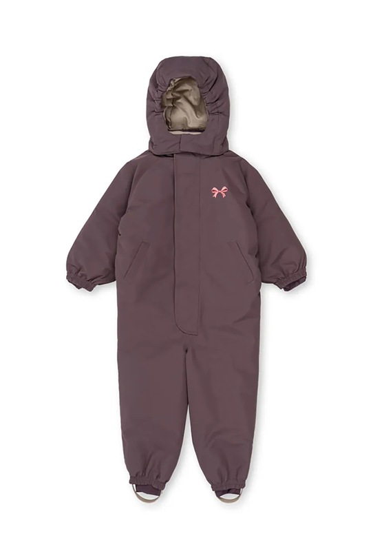 Παιδική ολόσωμη φόρμα Konges Sløjd NOHR SNOWSUIT SOLID KS103518.G.9BYA μωβ AW25