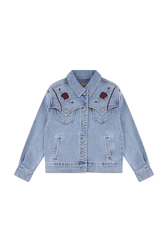 Levi's giacca per bambini OVERSIZED WESTERN TRUCKER transitorio blu 3EN567