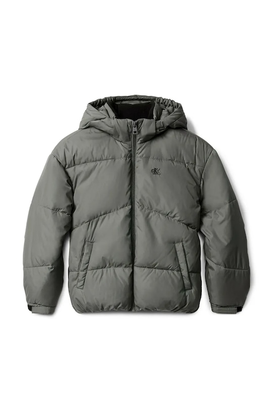 Dětská bunda Calvin Klein Jeans IG0IG02056.9BYA šedá AW25