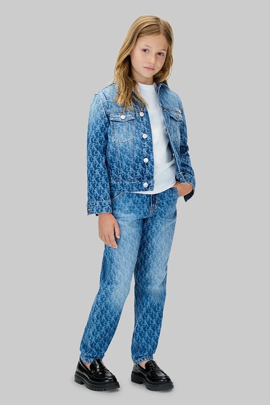 Calvin Klein Jeans kurtka jeansowa dziecięca niebieski IU0IU00727.9BYA