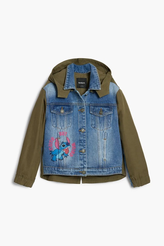 Desigual geacă copii 25WGED01 albastru AW25
