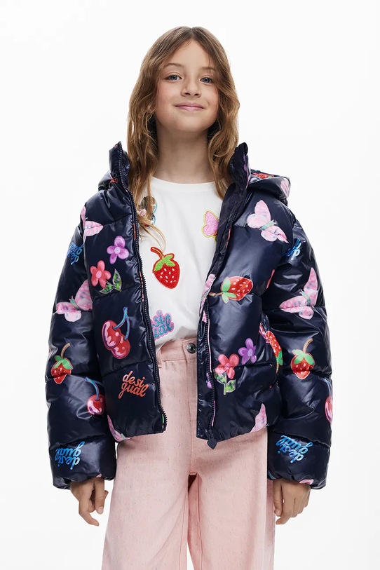 Desigual geacă copii cu captuseala bleumarin 25WGEW06