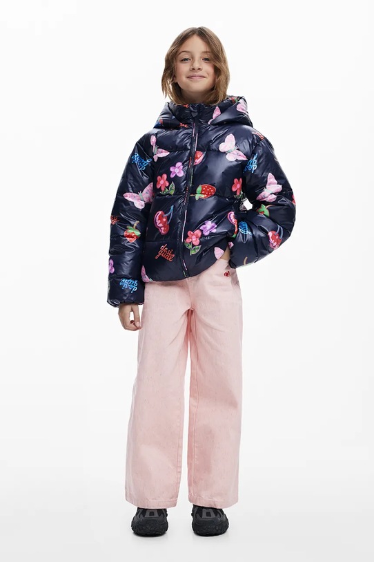 Desigual geacă copii 25WGEW06 bleumarin