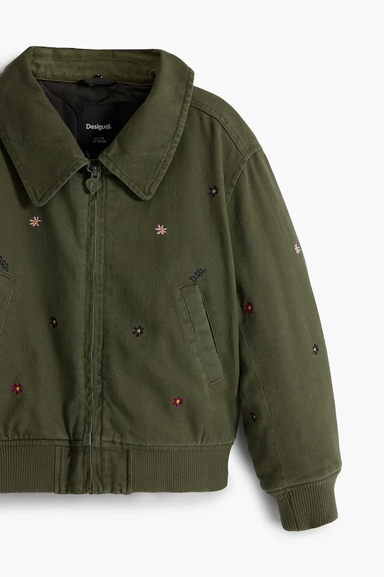 Fete Desigual geacă copii 25WGEW12 verde