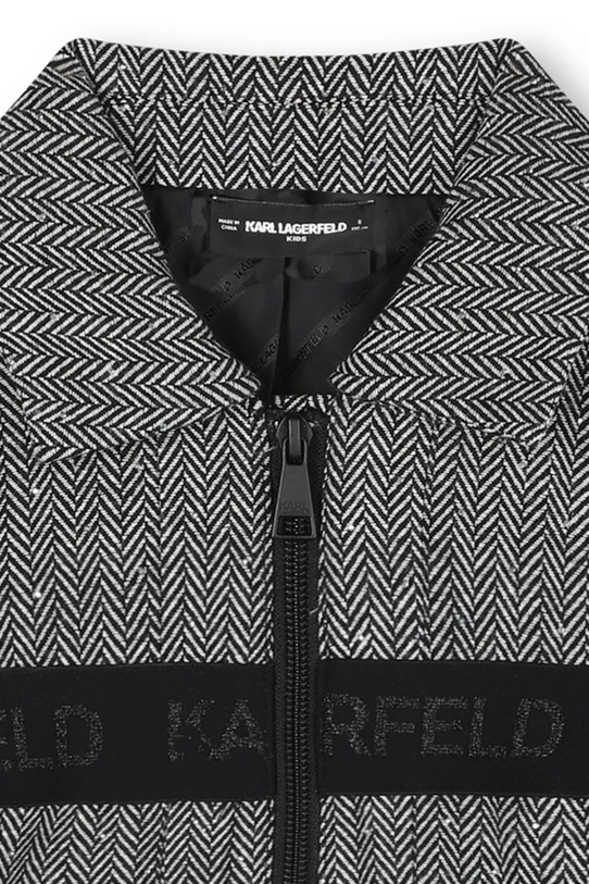 Παιδικό μπουφάν Karl Lagerfeld γκρί Z30600.156.162