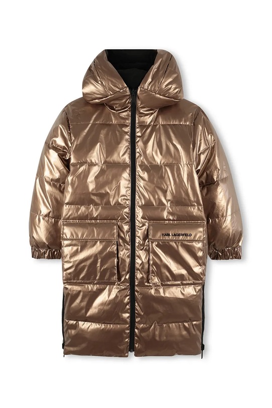 Karl Lagerfeld giacca reversibile per bambini Z30603.114.150 oro AW25