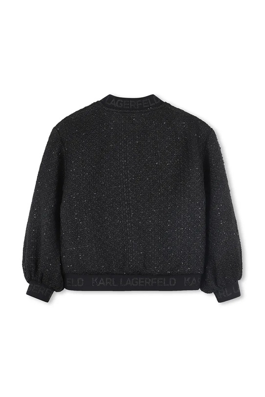 Dječja bomber jakna Karl Lagerfeld Z30605.114.150 crna AW25