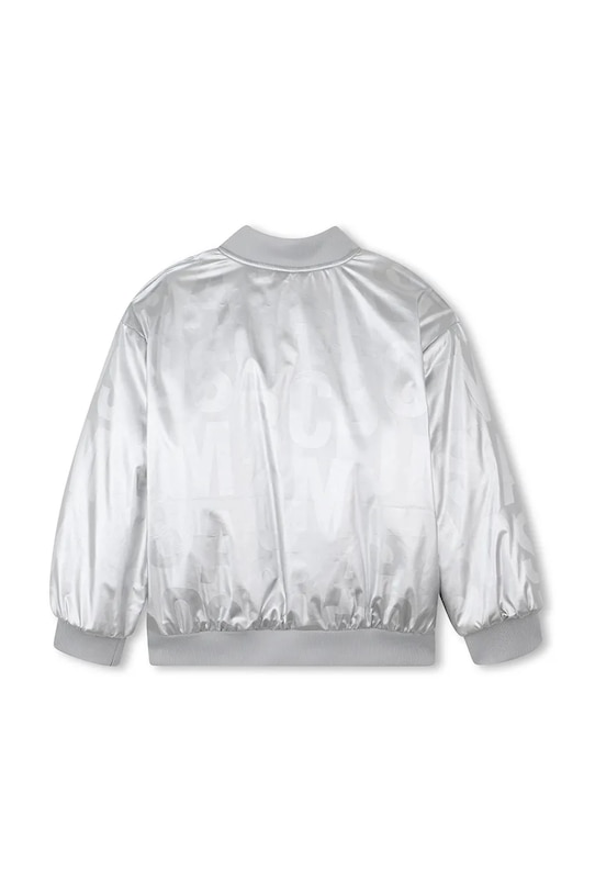 Dziewczynka Marc Jacobs kurtka dwustronna dziecięca W60583 srebrny