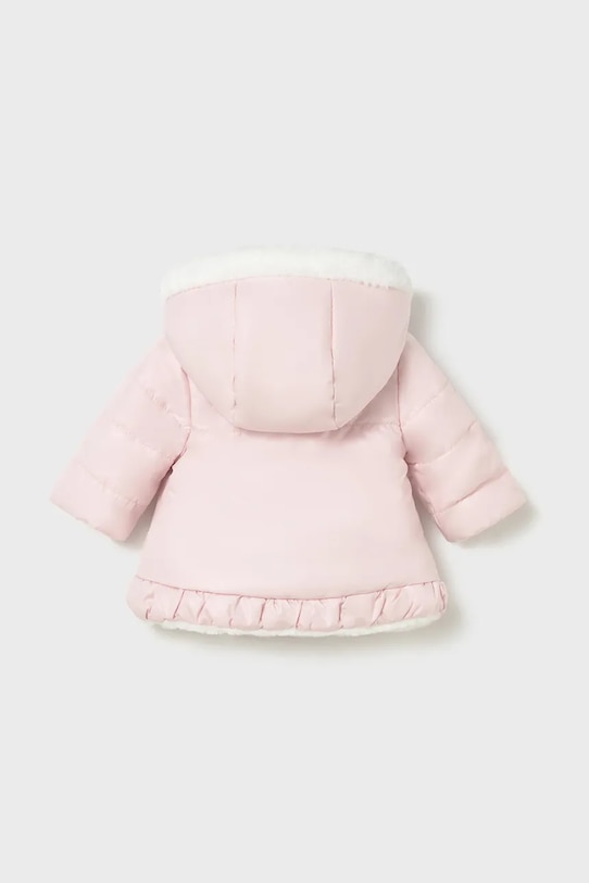 Двостороння дитяча куртка Mayoral Newborn 2404.2P.Newborn.9BYA рожевий AW25