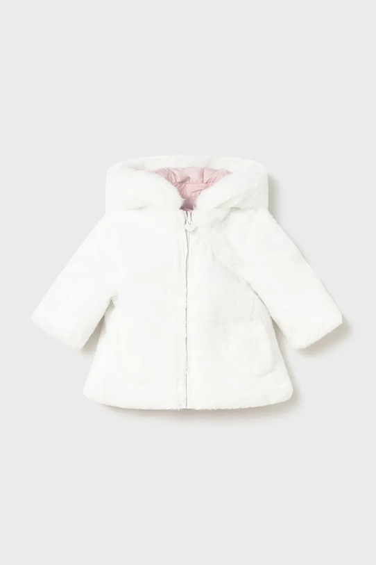 Дівчинка Двостороння дитяча куртка Mayoral Newborn 2404.2P.Newborn.9BYA рожевий
