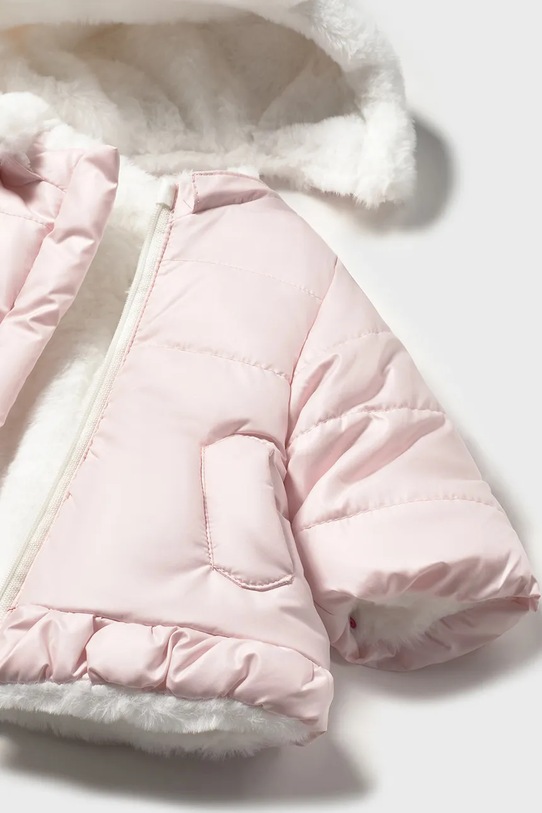 Mayoral Newborn geacă reversibilă pentru bebeluși roz 2404.2P.Newborn.9BYA