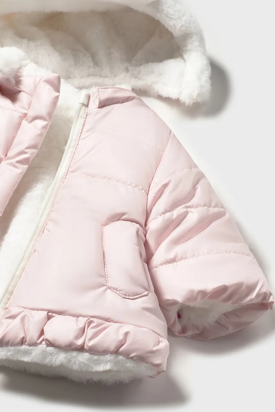 Двостороння дитяча куртка Mayoral Newborn рожевий 2404.2P.Newborn.9BYA