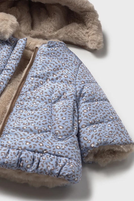 Detská obojstranná bunda Mayoral Newborn 2404.2P.Newborn.9BYA modrá