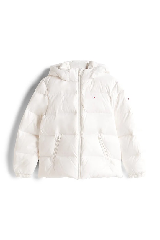 Детская пуховая куртка Tommy Hilfiger KG0KG08758.128.176.9BYA белый AW25
