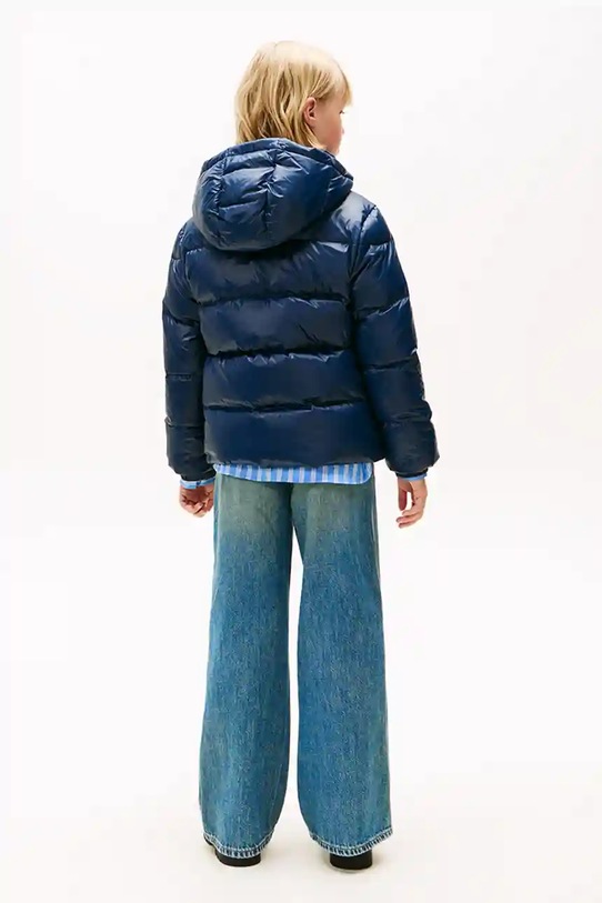 Tommy Hilfiger kurtka puchowa dziecięca KG0KG08758.128.176.9BYA granatowy