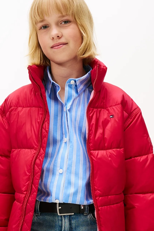 Dziewczynka Tommy Hilfiger kurtka KG0KG08762.9BYA różowy