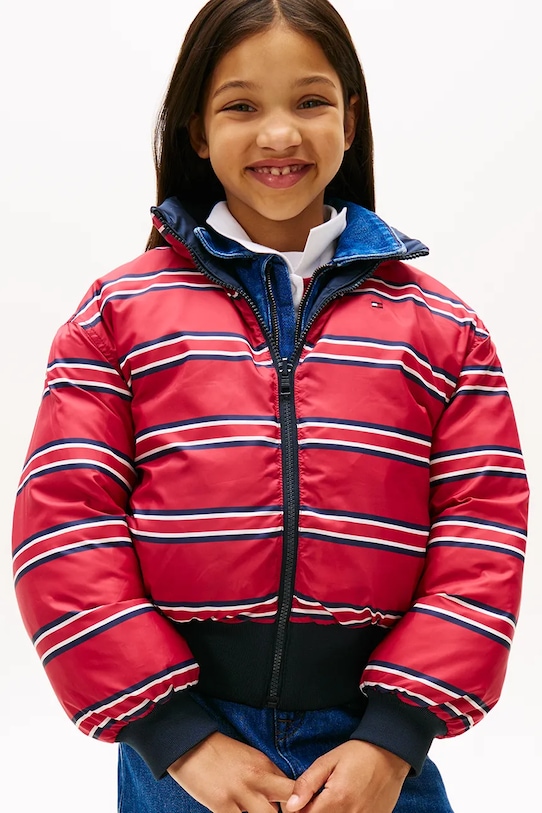 Tommy Hilfiger kurtka dwustronna dziecięca czarny KG0KG08764.9BYA