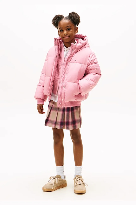 Tommy Hilfiger geacă copii roz KG0KG08861.128.176.9BYA