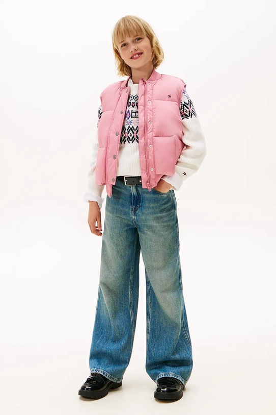 Дівчинка Куртка Tommy Hilfiger KG0KG08856.116.122.9BYA рожевий