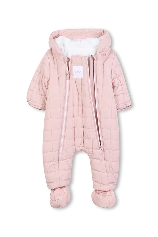 Dziewczynka BOSS kombinezon niemowlęcy J52497 pomarańczowy