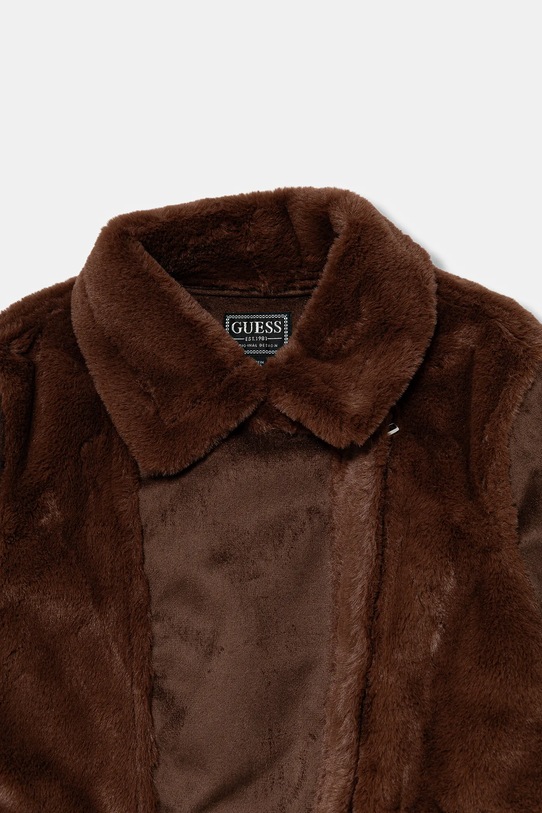 Κοριτσίστικα Παιδικό μπουφάν Guess J5BL07.WCFX0.9BYA καφέ