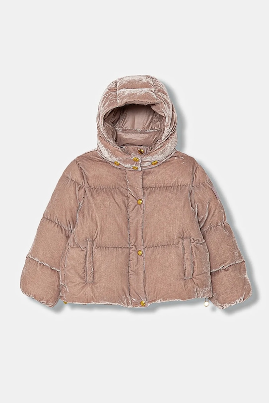 Detská bunda Elisabetta Franchi zateplené ružová EFGB129.C.NY295