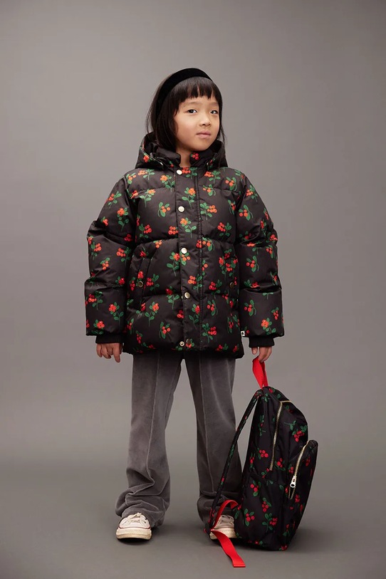 Mini Rodini kurtka dziecięca Lingonberries pozostałe czarny 25710112