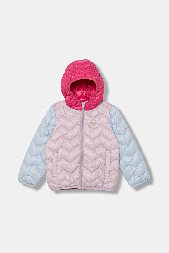 United Colors of Benetton kurtka dziecięca pozostałe fioletowy 21INGN02Z.P.Season.9BYA