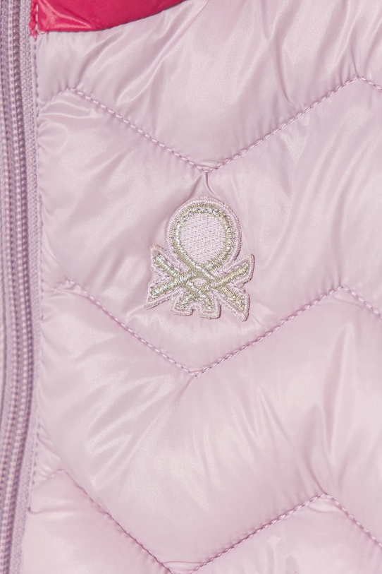 Dziewczynka United Colors of Benetton kurtka dziecięca 21INGN02Z.P.Season.9BYA fioletowy