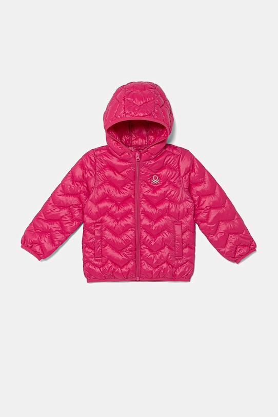 United Colors of Benetton kurtka dziecięca pozostałe różowy 21INGN02Z.P.Season.9BYA
