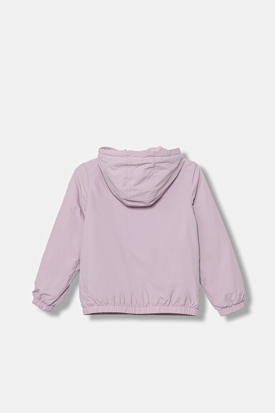 Παιδικό μπουφάν United Colors of Benetton 2IGGCN06E.G.seasonal μωβ AW25