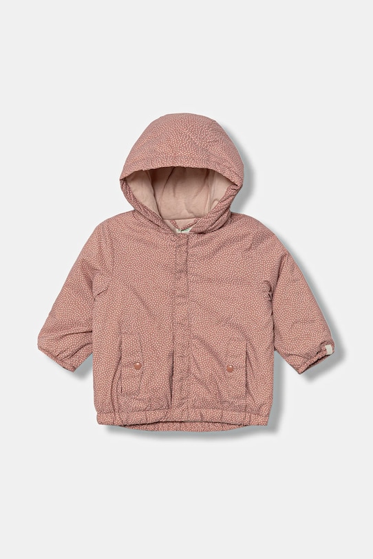 Kojenecká bunda United Colors of Benetton s podšívkou oranžová 2TMRAN00T.G.W.seasonal