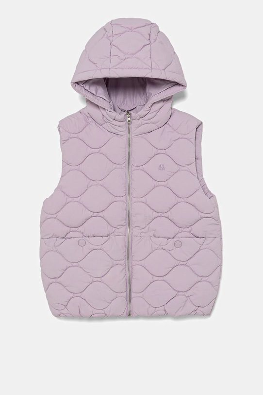 United Colors of Benetton bezrękawnik dziecięcy pozostałe fioletowy 2IGGCJ013.G.seasonal