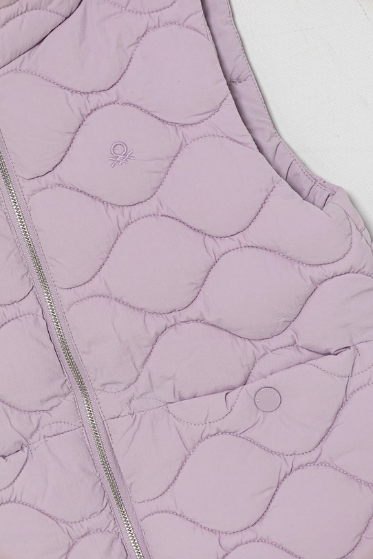 Dziewczynka United Colors of Benetton bezrękawnik dziecięcy 2IGGCJ013.G.seasonal fioletowy