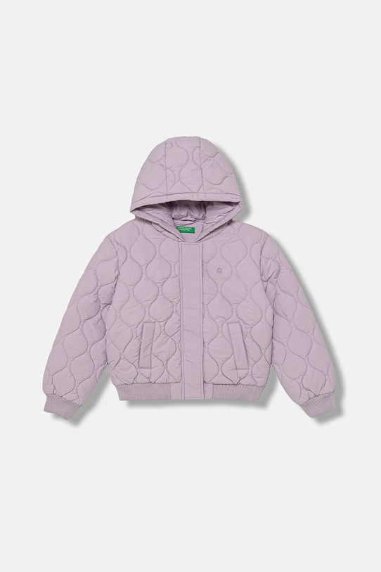 United Colors of Benetton kurtka dziecięca pozostałe fioletowy 2IGGCN06M.G.seasonal