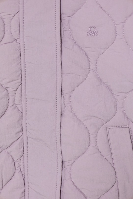 Dziewczynka United Colors of Benetton kurtka dziecięca 2IGGCN06M.G.seasonal fioletowy