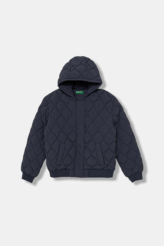 Detská bunda United Colors of Benetton oversize sivá 2IGGCN06M.G.seasonal