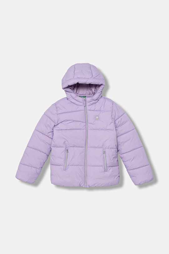 United Colors of Benetton kurtka dziecięca pozostałe fioletowy 2LETCN04Y.G.reproposed