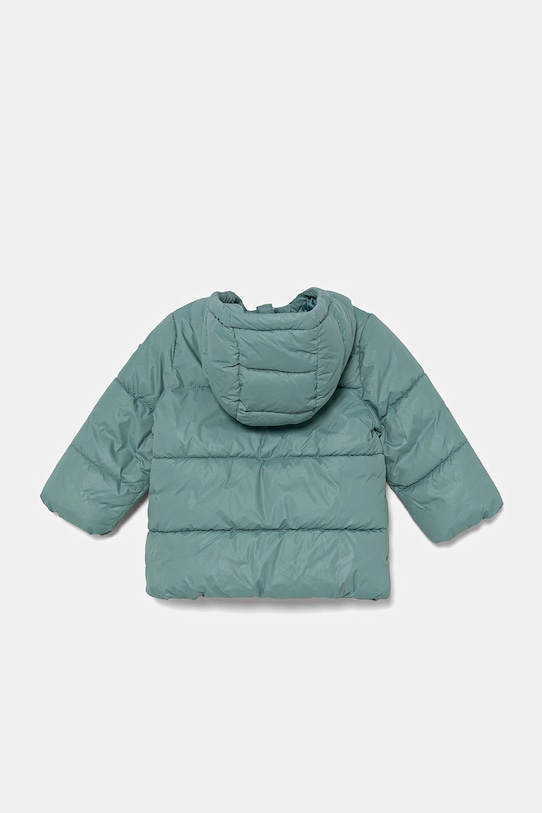 United Colors of Benetton kurtka dziecięca 2NQRGN03V.P.seasonal turkusowy AW25