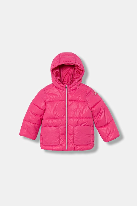 United Colors of Benetton kurtka dziecięca pozostałe różowy 2NQRGN03V.P.seasonal
